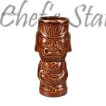 Tiki Ceramic Mug (Brown) 440ml
