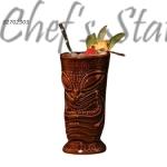 Tiki Ceramic Mug (Brown)