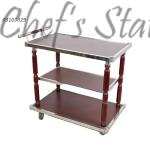 VIP Service Trolley 3 Tier Steel Color