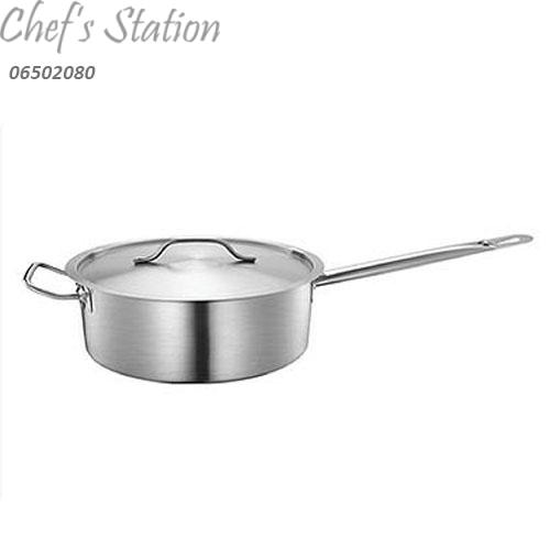 Saute Pan with Helper Handle Thick Body & Base