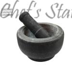 Black Stone Mortar & Pestle