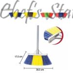 Broom with Wood Handle - 414P Hard Bristle