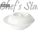 Thick Casserole Bowl with Cover 12" Ivory Color