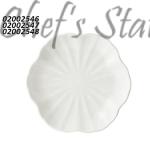 Thick Jewel Petal Plate 8.5"-10.5" Ivory Color