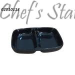 Compartment Dish 3.5" Black