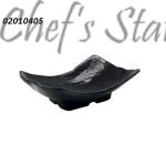 Deep Oblong Dish 7.25" Black