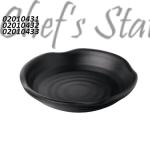 Floral Dish 4"-6" Black