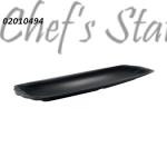 Oblong Shape Plate 14" Black