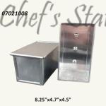 Rectangle Aluminium Bread Tin w/ Hole & Cover H4.5inch