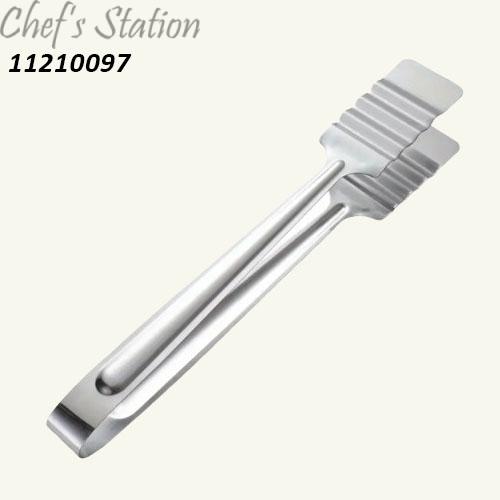 Flat Pastry Tongs Stainless Steel 8.5" / 22cm