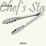 Tongs Leaf Shape (Thick) 16"