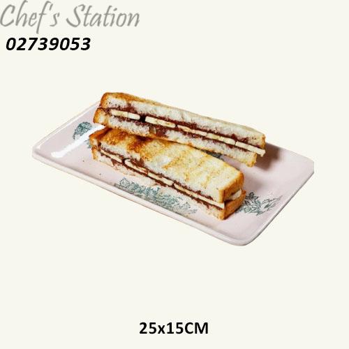 E. Kopitiam Vintage Rectangle Plate 10" & 12"