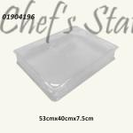 4. Transparent White Bakery Tray 75mm