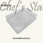 6. Transparent White Bakery Tray 95mm