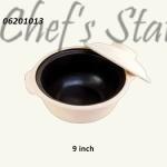 White Deep Claypot Local 9" CP-224 U Heat Resistant