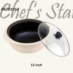 White Claypot Local 12" CP-230 U Heat Resistant